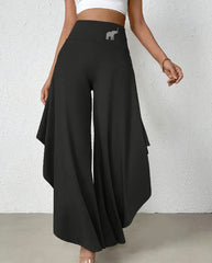 Alabama Houndstooth Elephant High Waisted Asymmetrical Hem Pants