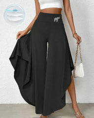 Alabama Houndstooth Elephant High Waisted Asymmetrical Hem Pants