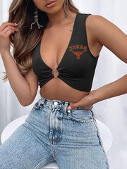 Texas Longhorns Ring Top