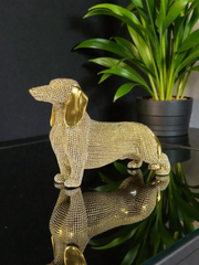 Dachshund Rhinestone Statue