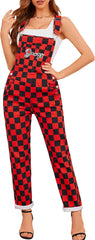Georgia Dawgs Checkered Bib Overalls