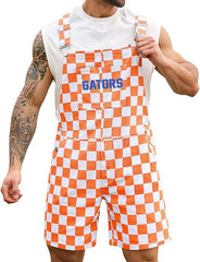 Men's Gators Checkered Overall Shorts
