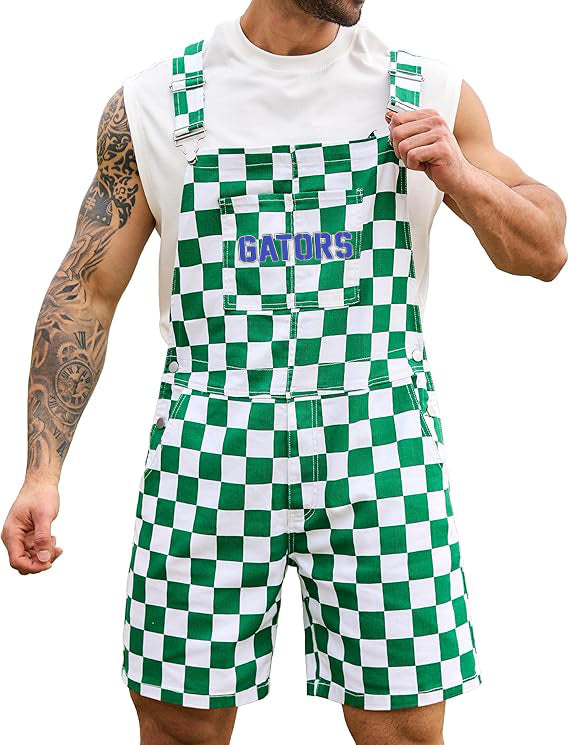 Men's Florida Checkered Overall Shorts