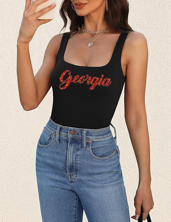 Georgia Glitter Top