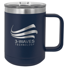 BULK ORDER - 10 oz. Laser Engraved Travel Mugs with Handle