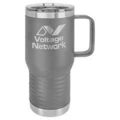 BULK ORDER - 20 oz. Laser Engraved Travel Tumbler with Handle