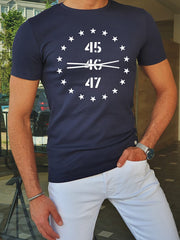 Trump 45 47 Star Flag Shirt