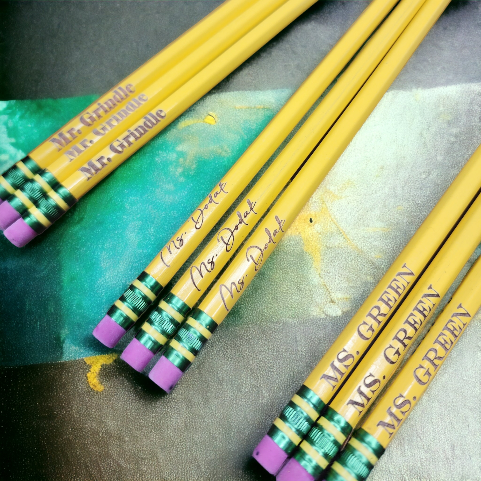 Personalized Ticonderoga pencils