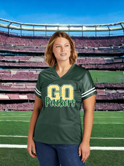 Green Bay Go Packers Women's Glitter Jersey