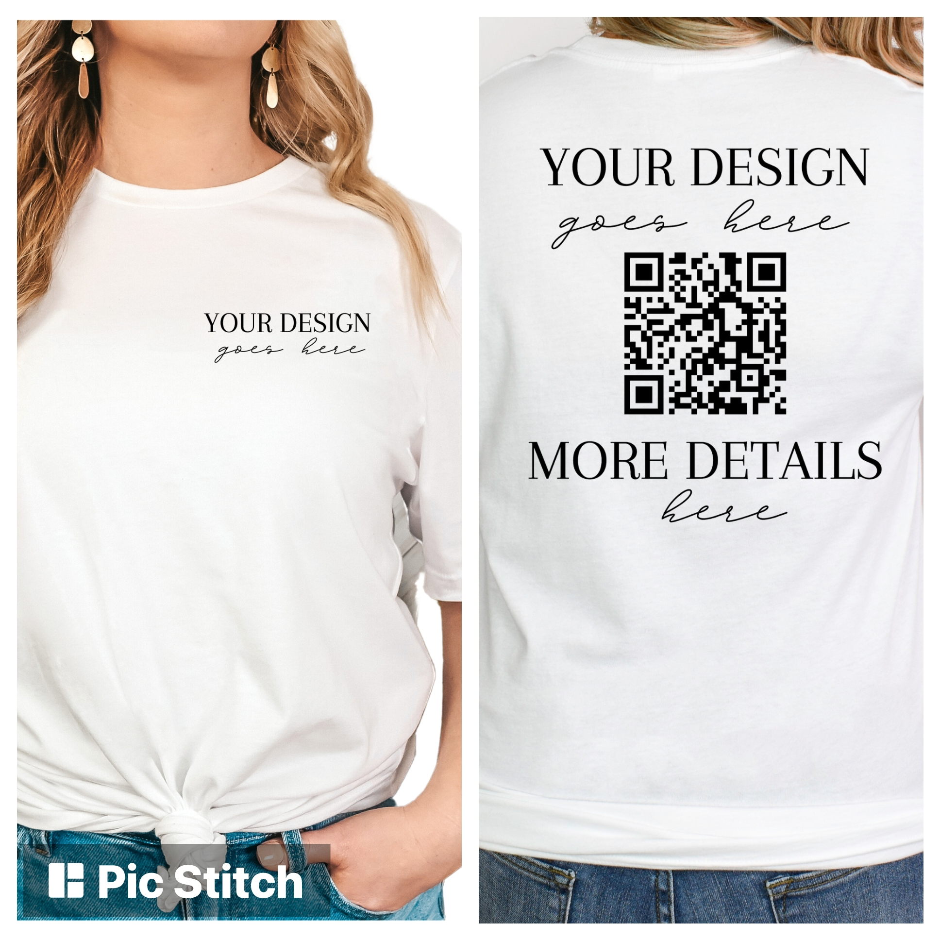 Custom Logo Shirt with QR Code