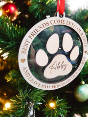 Custom Memorial Pet Ornament