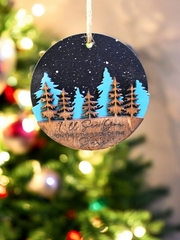 I'll See You On The Other Side of the Stars Christmas Ornament