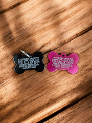 Funny Personalized Pet Collar Tag