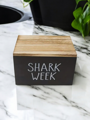 Shark Week Feminine Hygiene Organizer Box