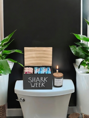 Shark Week Feminine Hygiene Organizer Box