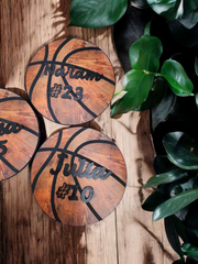 Custom Basketball 3D Wood Wall Sign