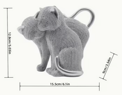 Cuddling Cats Rhinestone Statue