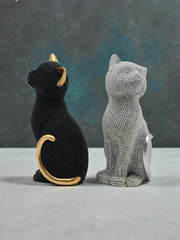 Cat Rhinestone Statue