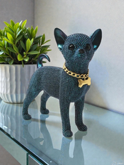 Chihuahua Rhinestone Statue