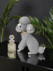 Poodle Rhinestone Statue