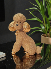 Poodle Rhinestone Statue