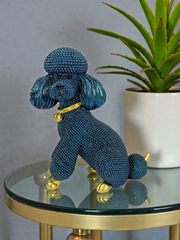 Poodle Rhinestone Statue