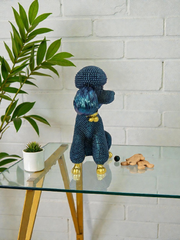 Poodle Rhinestone Statue