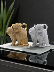 Cuddling Cats Rhinestone Statue