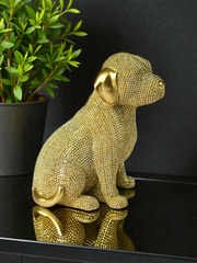 Labrador Retriever Rhinestone Statue