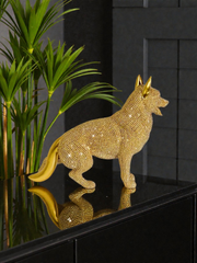 German Shepherd Rhinestone Statue