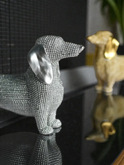 Dachshund Rhinestone Statue