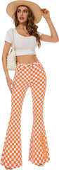 Tennessee Glitter Checkered Bell Bottom Jeans