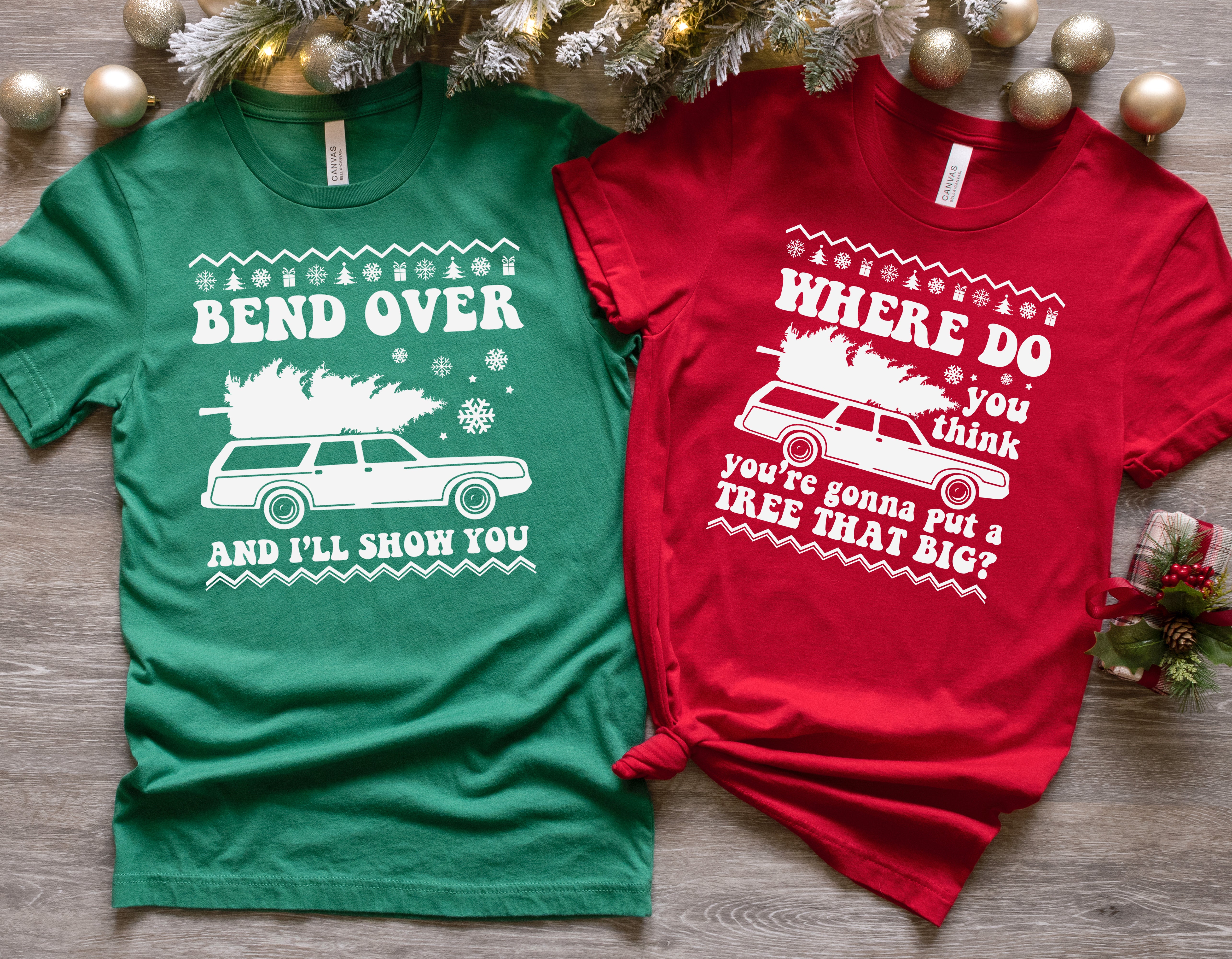 Where Do You Think You're Going To Put A Tree That Big Matching Christmas Shirt Set