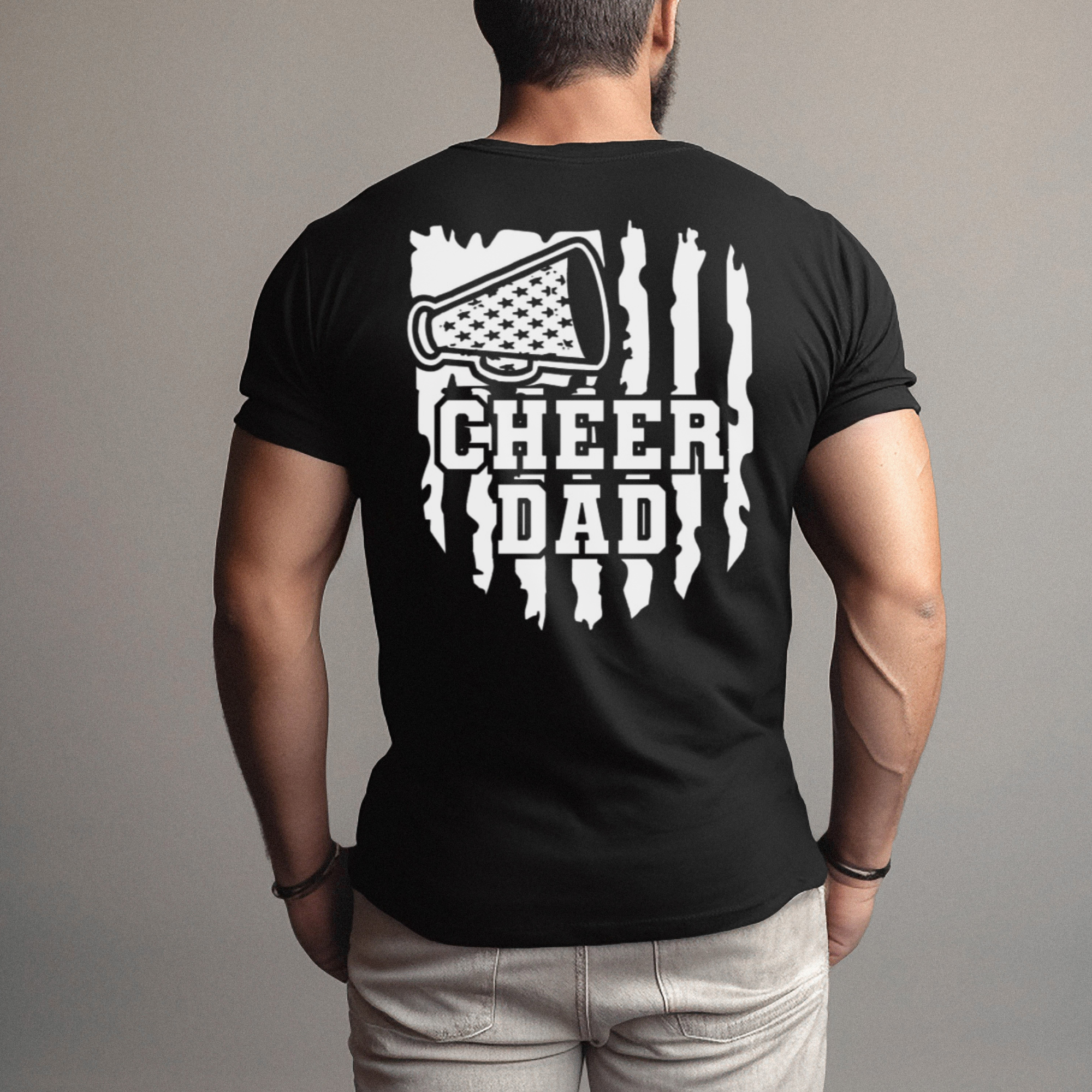 American Flag Cheer Dad Shirt: – & Cheerleading LuLu for Grace Accessories Apparel
