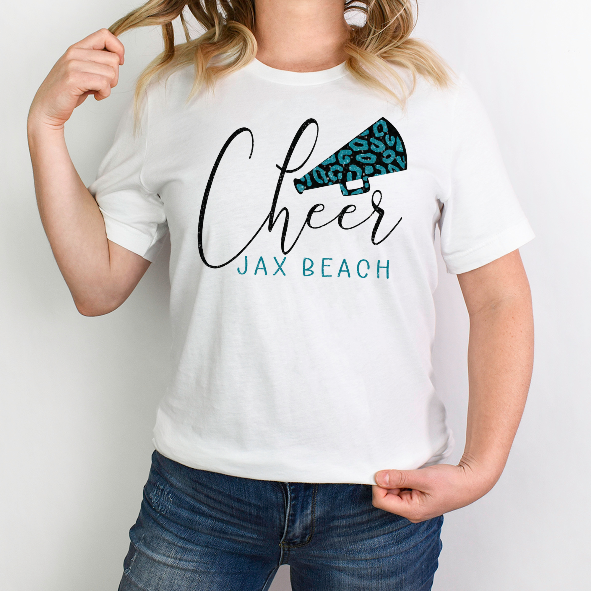 Glitter Jax Beach Cheer Shirt