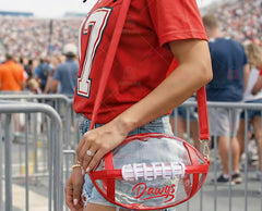 Custom Football Shaped Stadium Bag