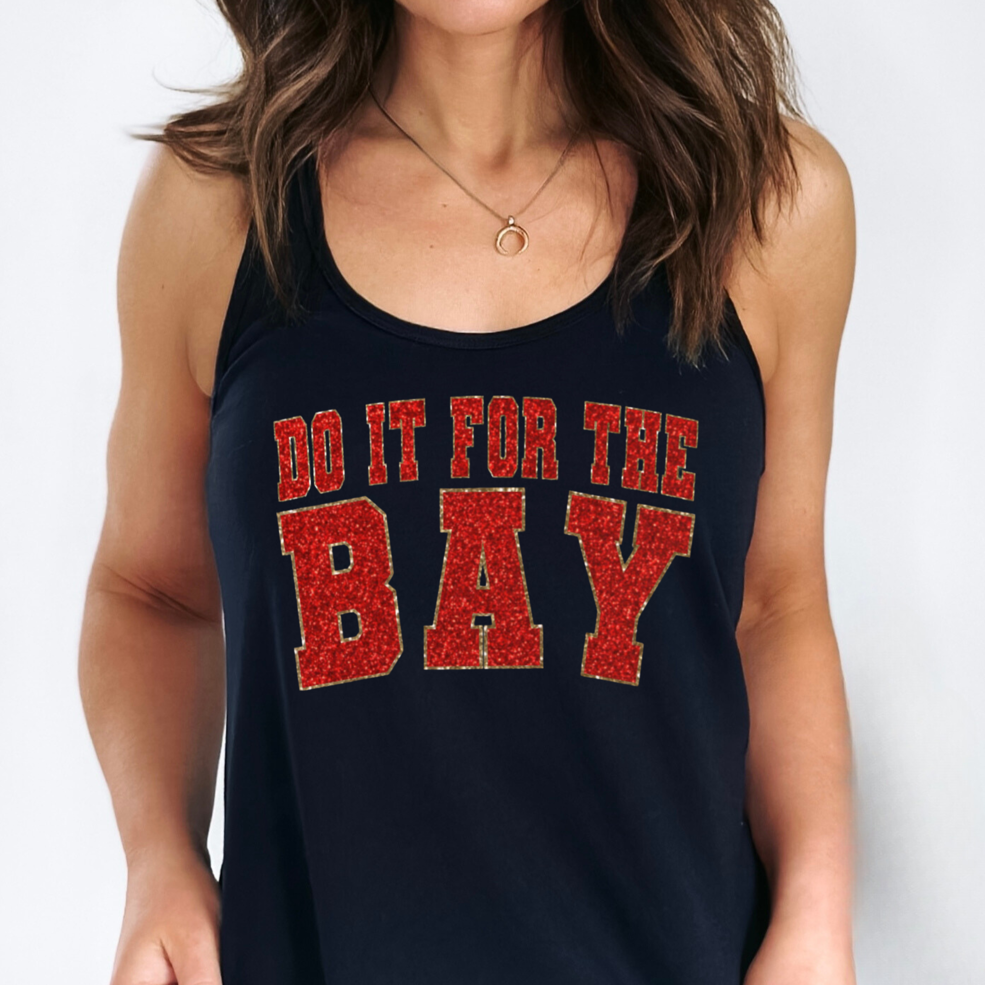 Do It For The Bay Glitter Shirt