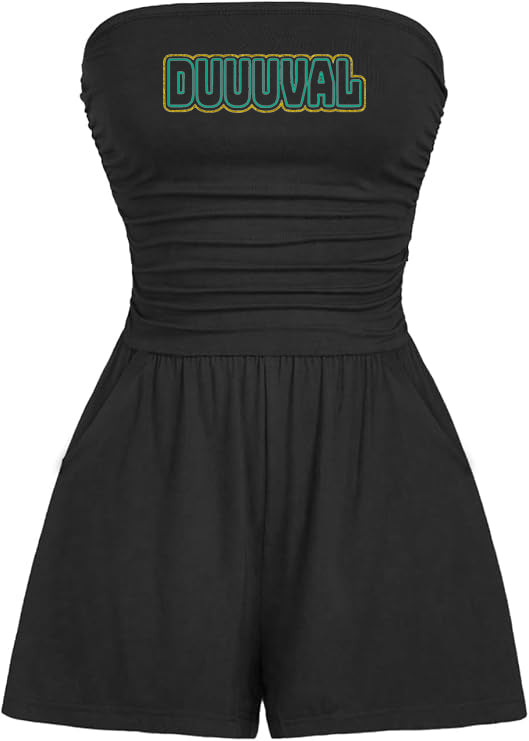 Duuuval Strapless Romper