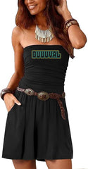 Duuuval Strapless Romper