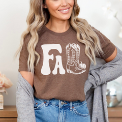 Fall Cowboy Boots Shirt