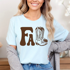 Fall Cowboy Boots Shirt