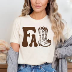 Fall Cowboy Boots Shirt