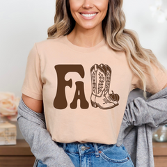 Fall Cowboy Boots Shirt