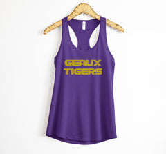 Geaux Tigers Glitter Top