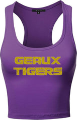 Geaux Tigers Glitter Top