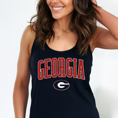 Georgia Bulldogs Glitter Shirt