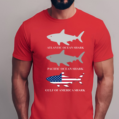 Gulf of America Shark Shirt