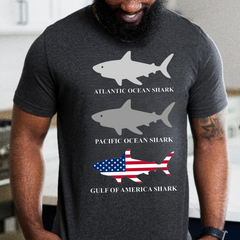Gulf of America Shark Shirt