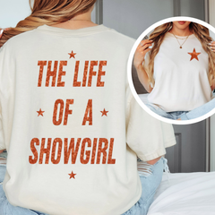 The Life of a Showgirl Glitter Shirt