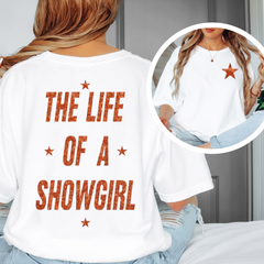 The Life of a Showgirl Glitter Shirt